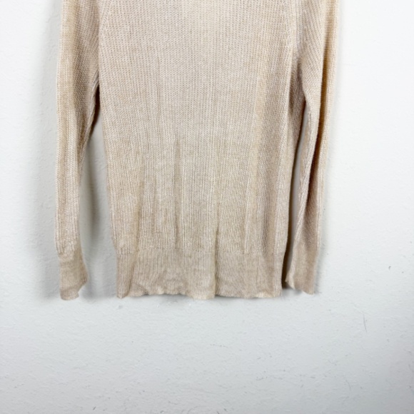 J. Crew Relaxed Cotton Linen Blend Cardigan Sweater Size Small - Picture 6 of 6